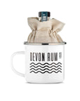 Premium Spiced Rum and Enamel Mug Gift Set from the Devon Rum Company
