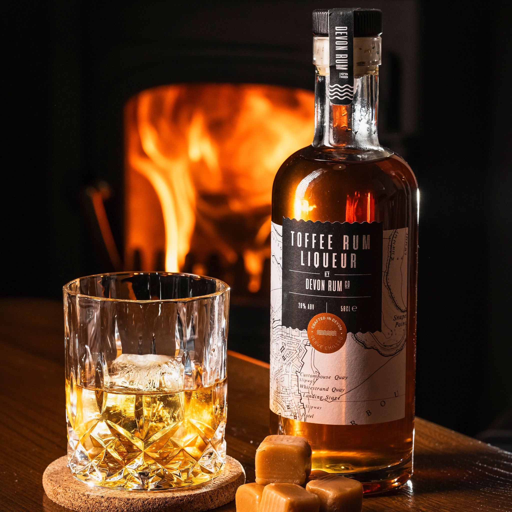 Toffee Rum Liqueur (50cl) – Devon Rum Co.