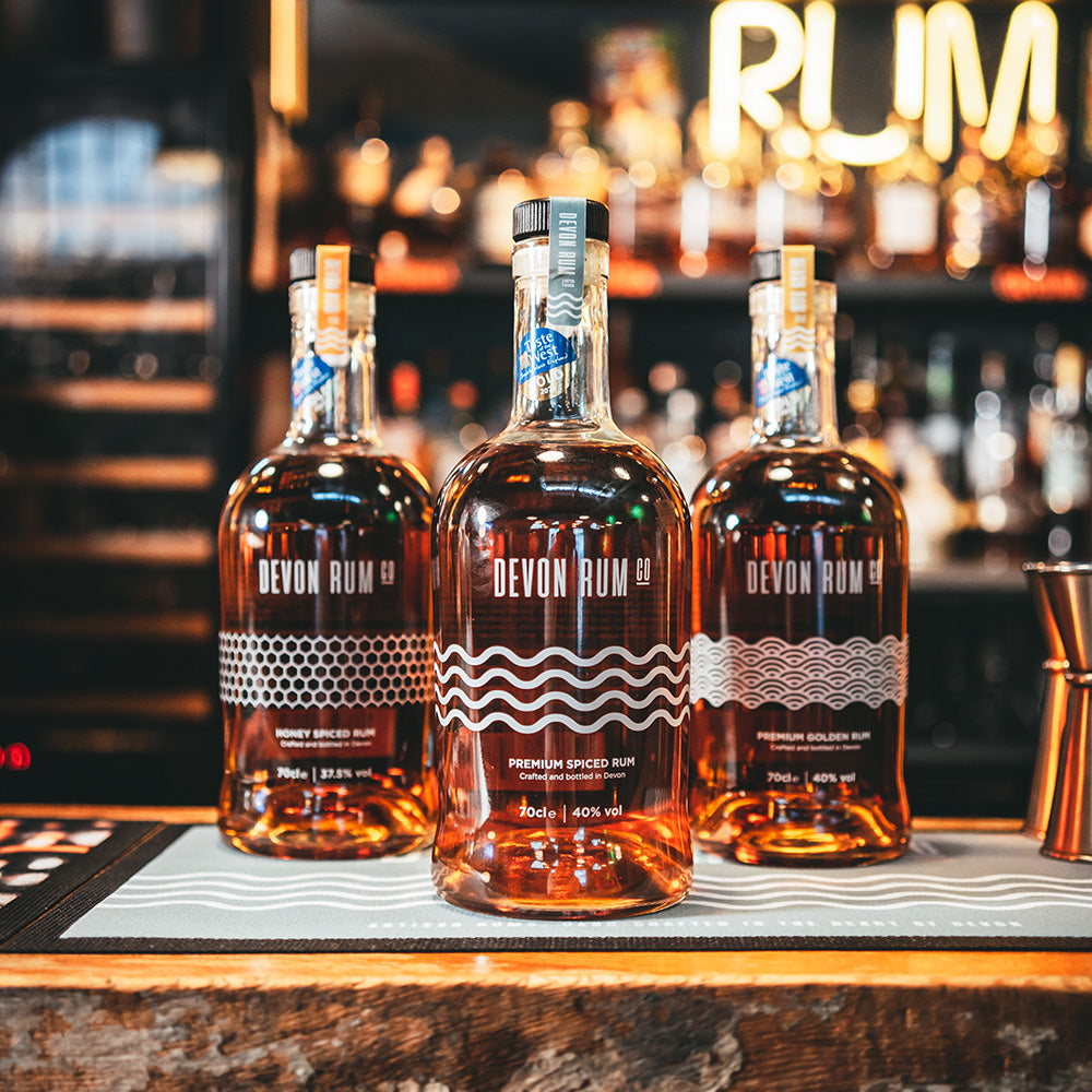 Devon Rum Co. Artisan Golden, Spiced and Honey Spiced Rums