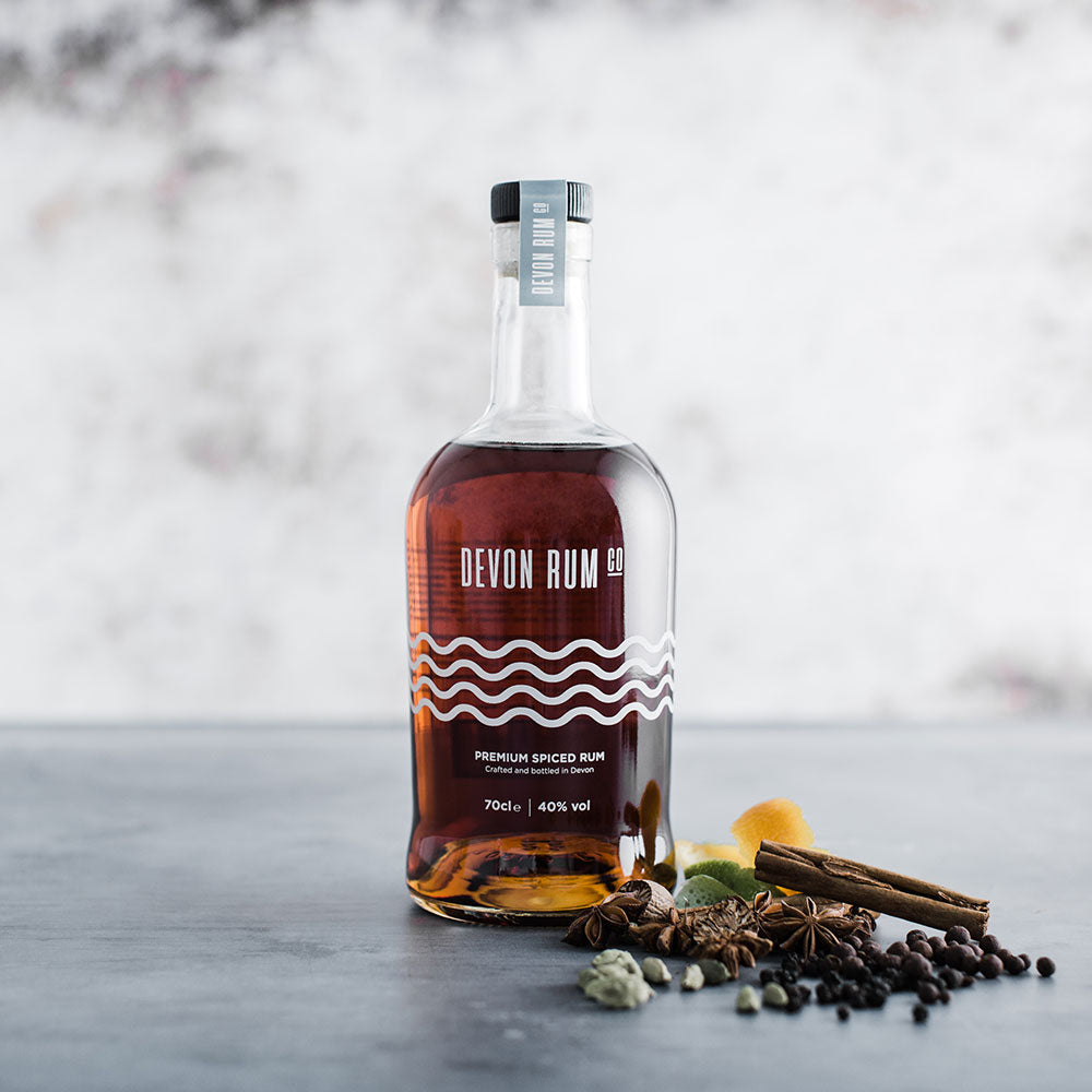 Devon Rum Co Premium Spiced Rum, Crafted by Hand in the Heart of Devon