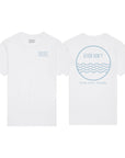 Unisex Devon Rum Company Salcombe T-Shirt, 100% Organic Cotton White T-Shirt for Men and Women
