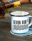 Devon Rum Company Enamel Mug and Honey Spiced Rum