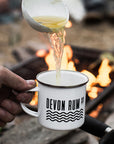 Devon Rum Company Enamel Mug and Hot Spiced Apple Rum Punch