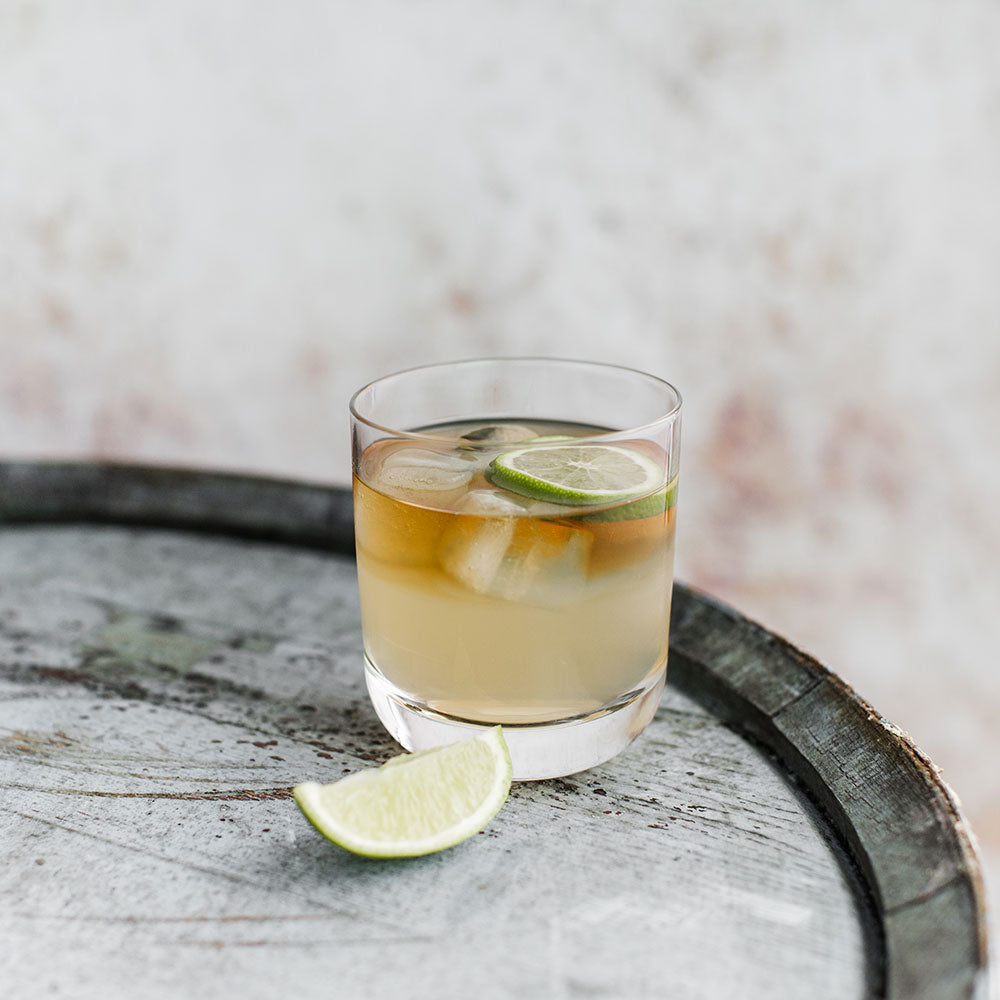 Devon Stormy Rum Cocktail made with Premium Spiced Rum and Ginger Beer by the Devon Rum Company